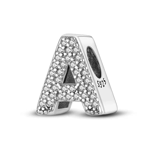 Charm Lettre Scintillante A~Z