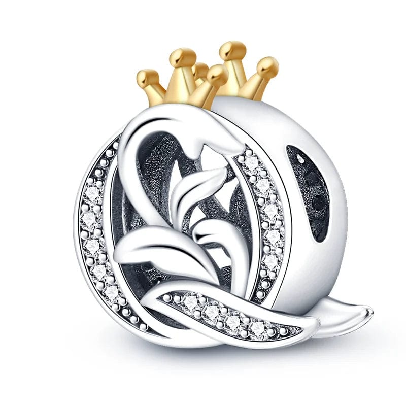 Charm Lettre Royale Couronnée A~Z