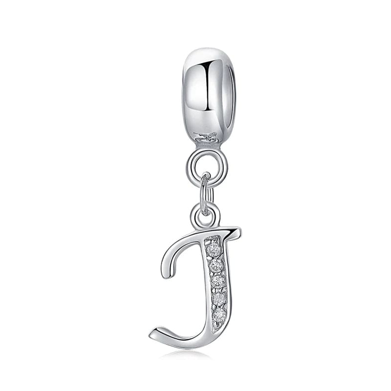 Charm Lettre Cursive Élégante A~Z