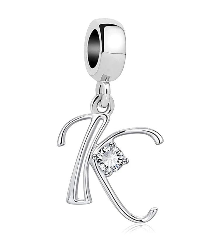 Charm Lettre Cristal Élégante A~Z