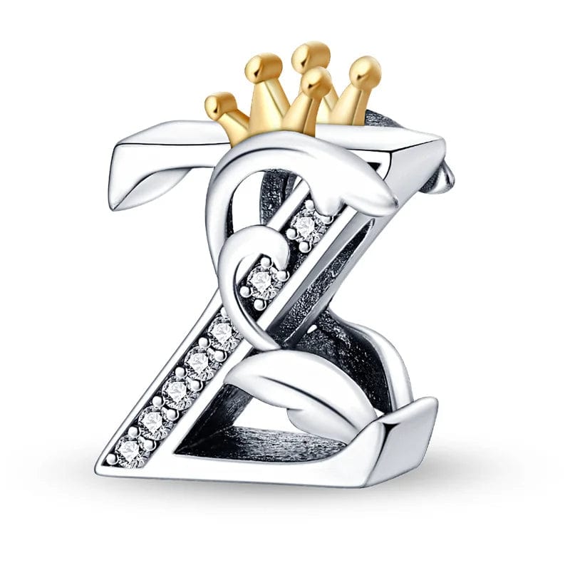 Charm Lettre Royale Couronnée A~Z