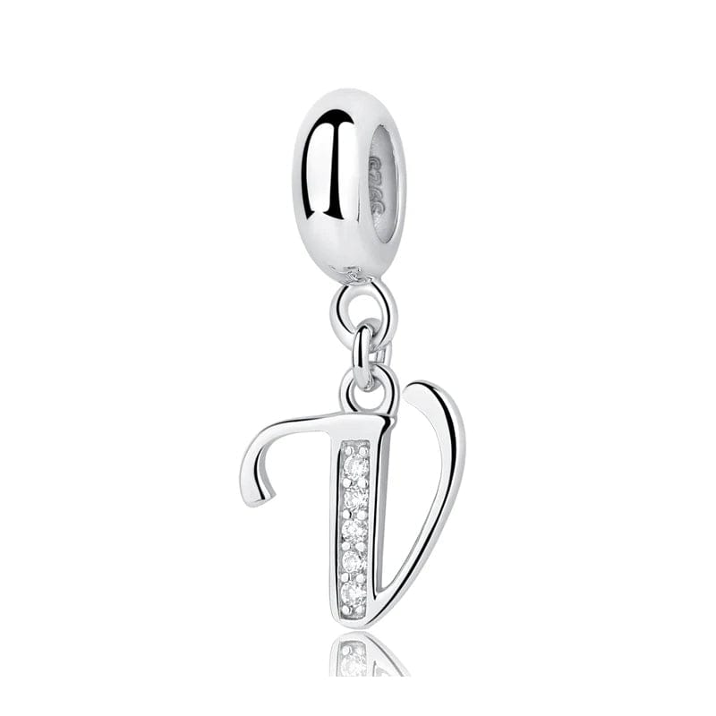 Charm Lettre Cursive Élégante A~Z