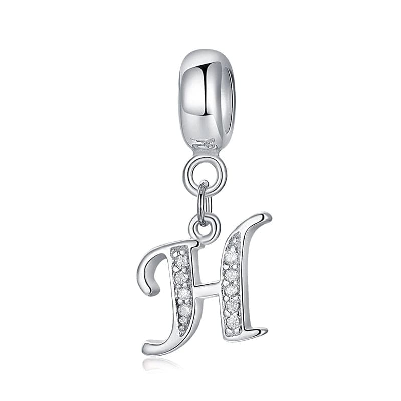 Charm Lettre Cursive Élégante A~Z