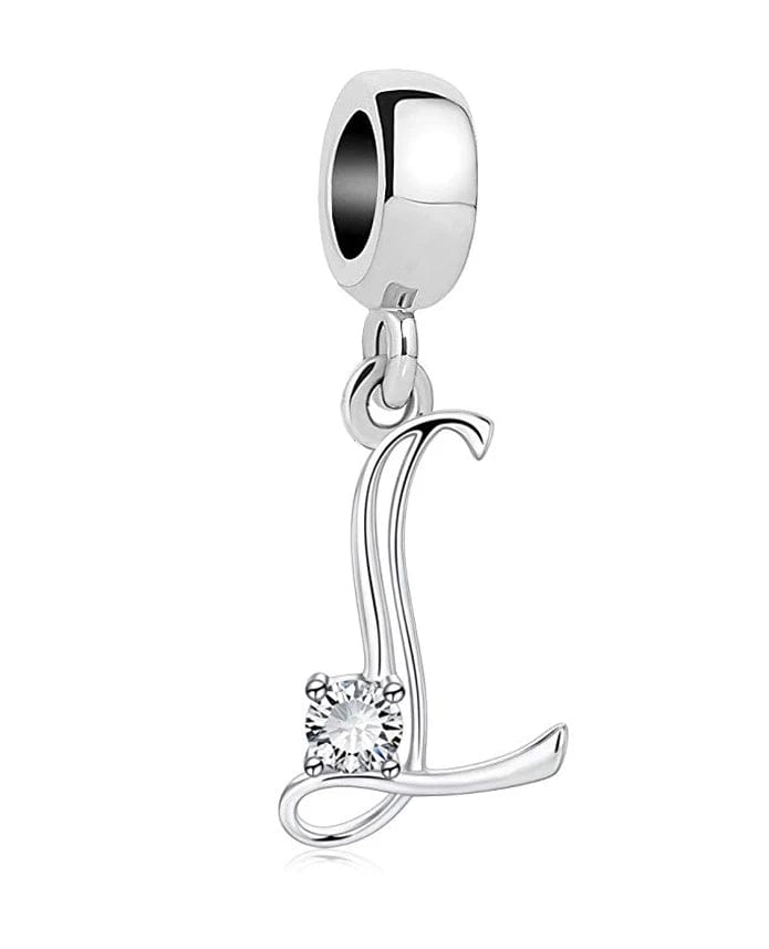 Charm Lettre Cristal Élégante A~Z