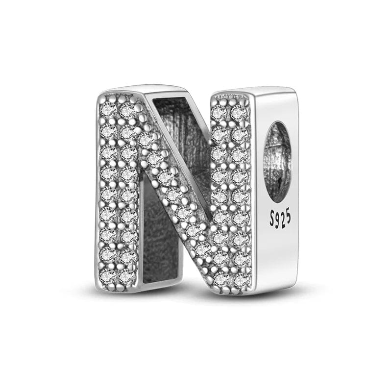 Charm Lettre Scintillante A~Z