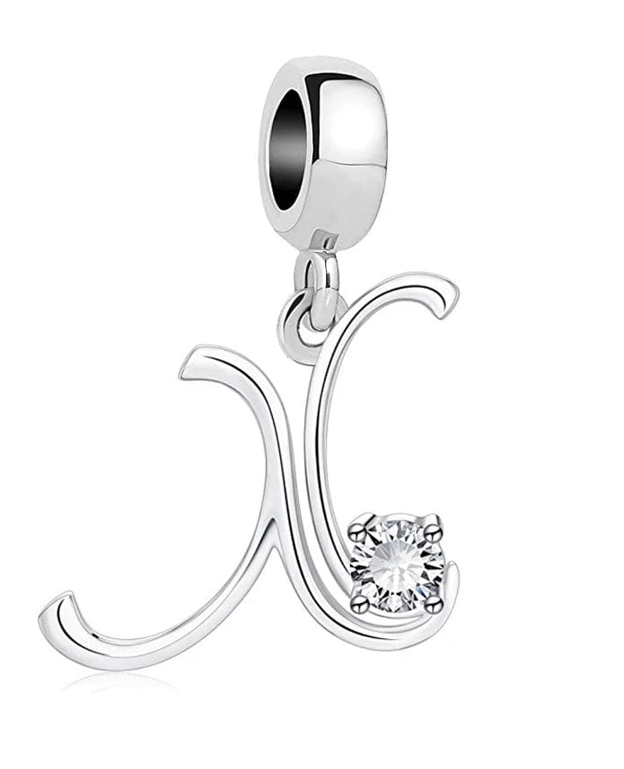 Charm Lettre Cristal Élégante A~Z