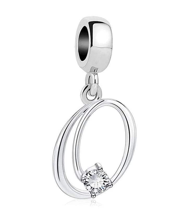 Charm Lettre Cristal Élégante A~Z