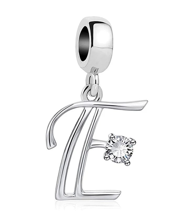 Charm Lettre Cristal Élégante A~Z