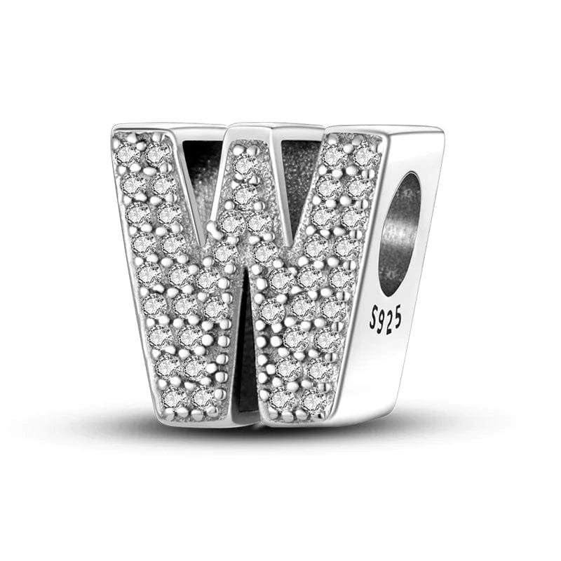 Charm Lettre Scintillante A~Z