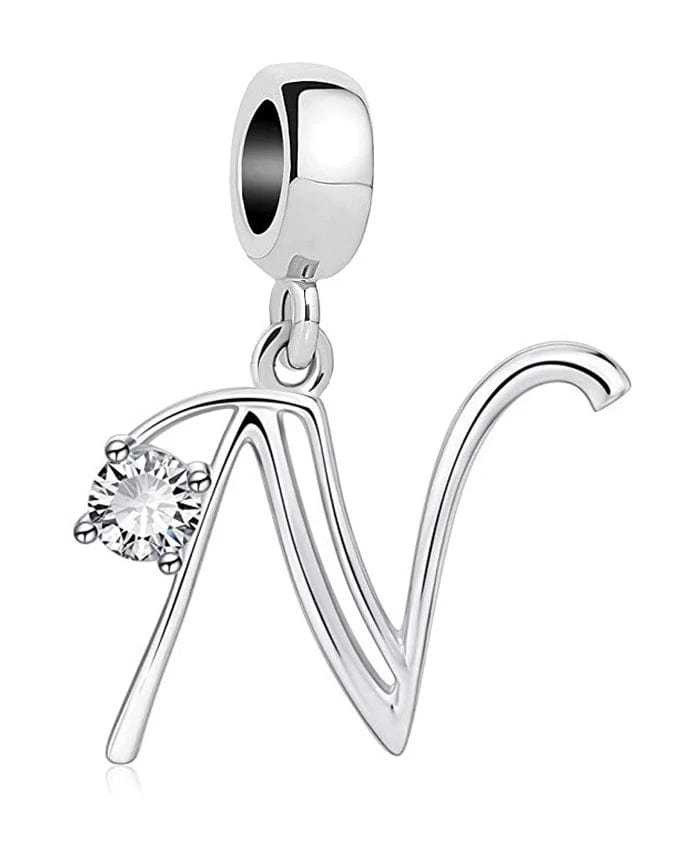 Charm Lettre Cristal Élégante A~Z