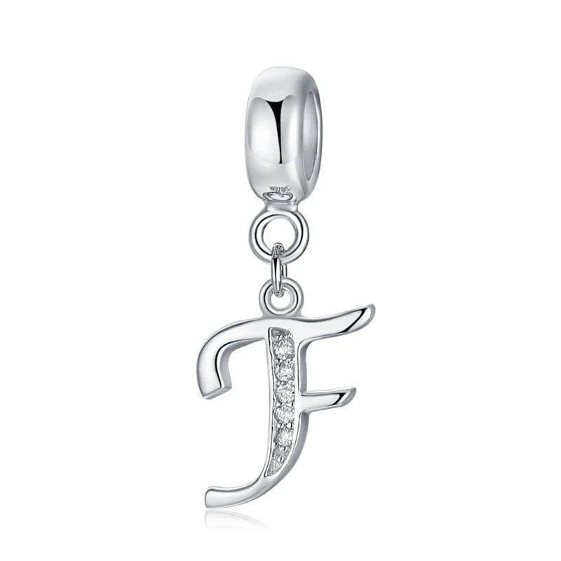Charm Lettre Cursive Élégante A~Z