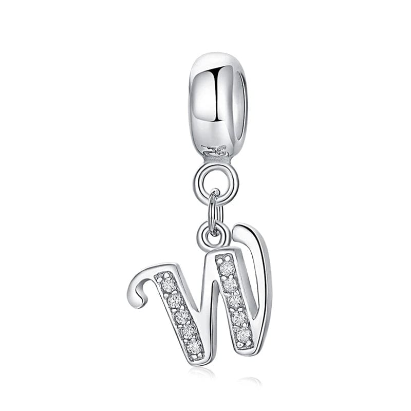 Charm Lettre Cursive Élégante A~Z