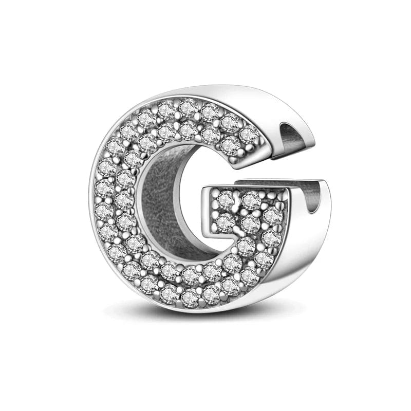 Charm Lettre Scintillante A~Z