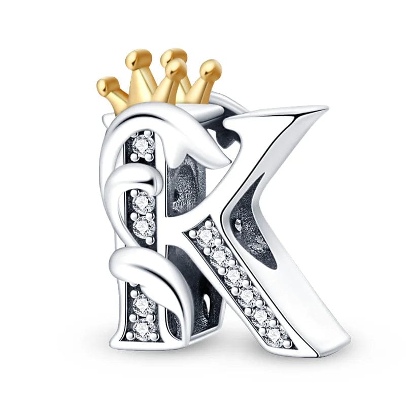 Charm Lettre Royale Couronnée A~Z