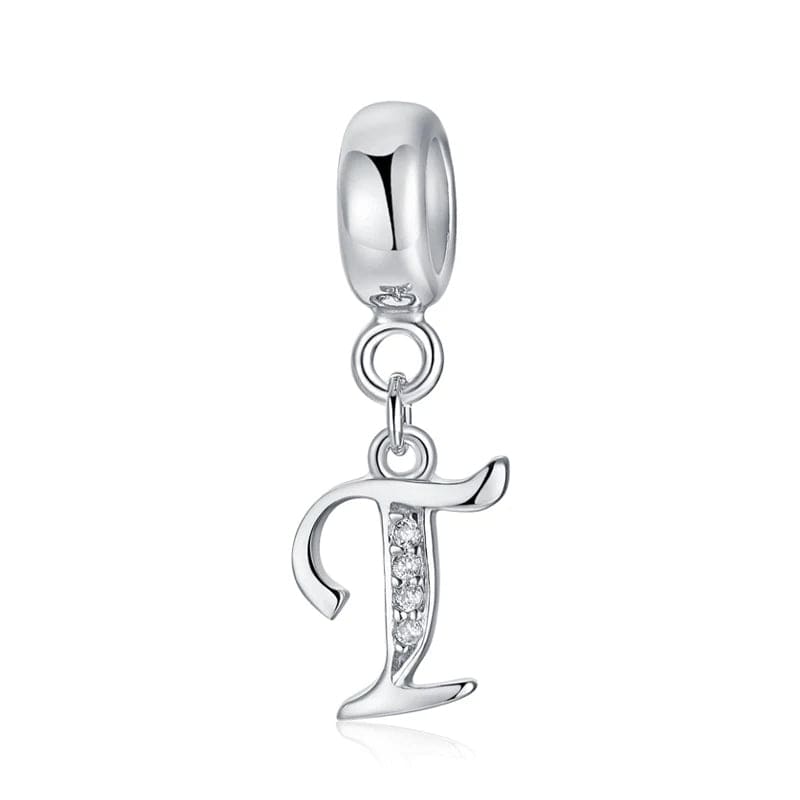 Charm Lettre Cursive Élégante A~Z