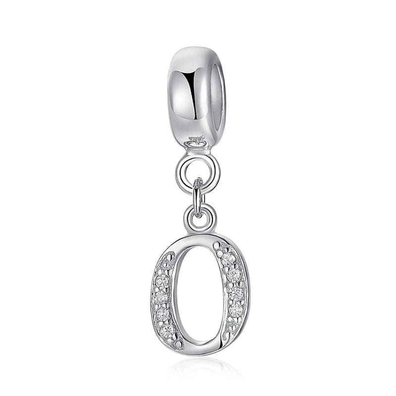 Charm Lettre Cursive Élégante A~Z