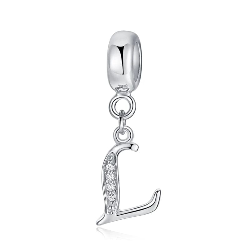 Charm Lettre Cursive Élégante A~Z