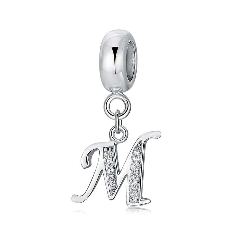 Charm Lettre Cursive Élégante A~Z