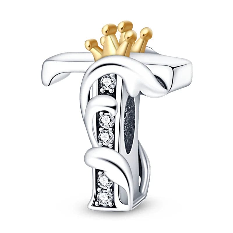 Charm Lettre Royale Couronnée A~Z
