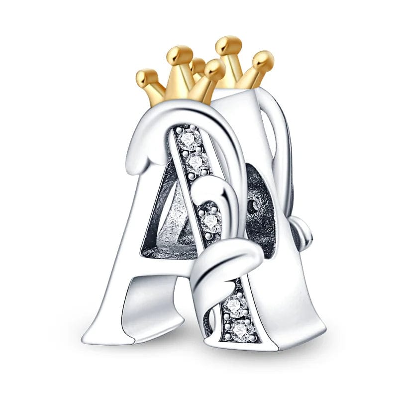 Charm Lettre Royale Couronnée A~Z