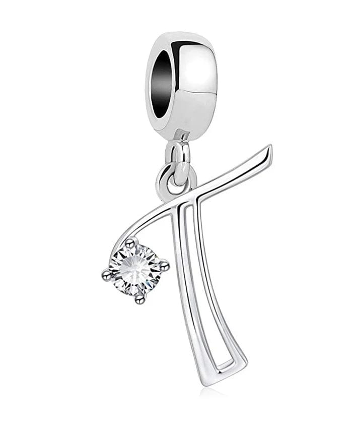 Charm Lettre Cristal Élégante A~Z