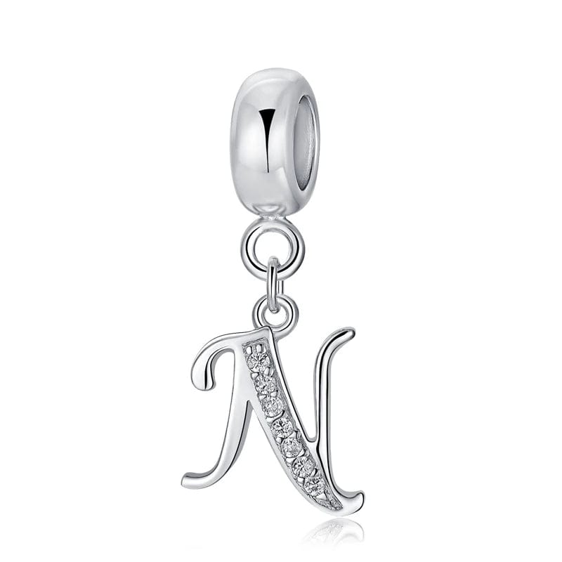 Charm Lettre Cursive Élégante A~Z