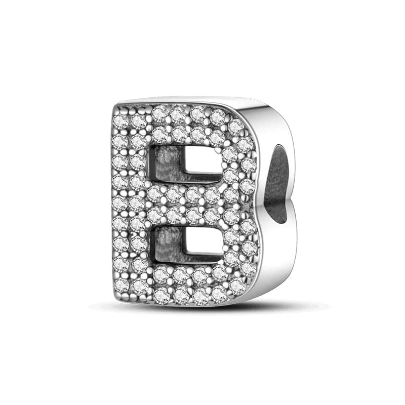 Charm Lettre Scintillante A~Z