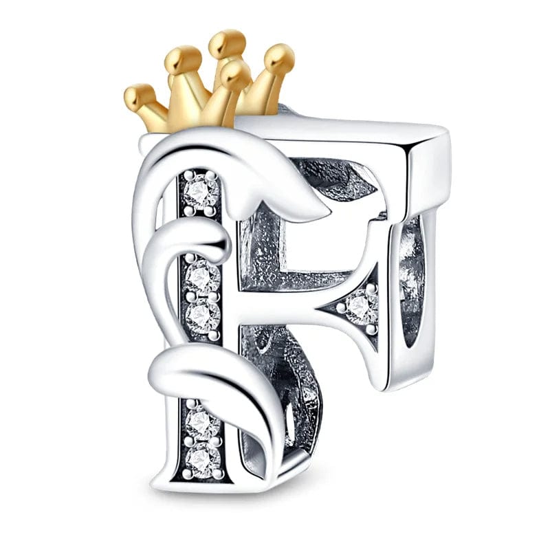 Charm Lettre Royale Couronnée A~Z