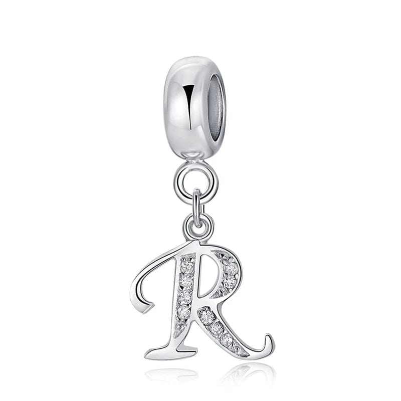 Charm Lettre Cursive Élégante A~Z