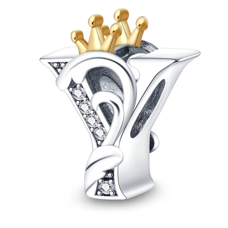 Charm Lettre Royale Couronnée A~Z