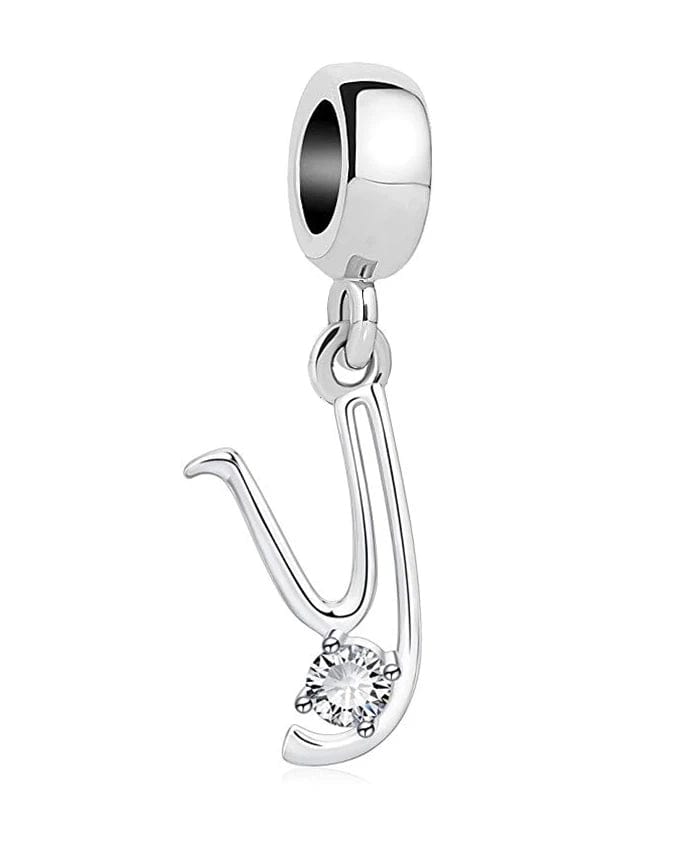 Charm Lettre Cristal Élégante A~Z