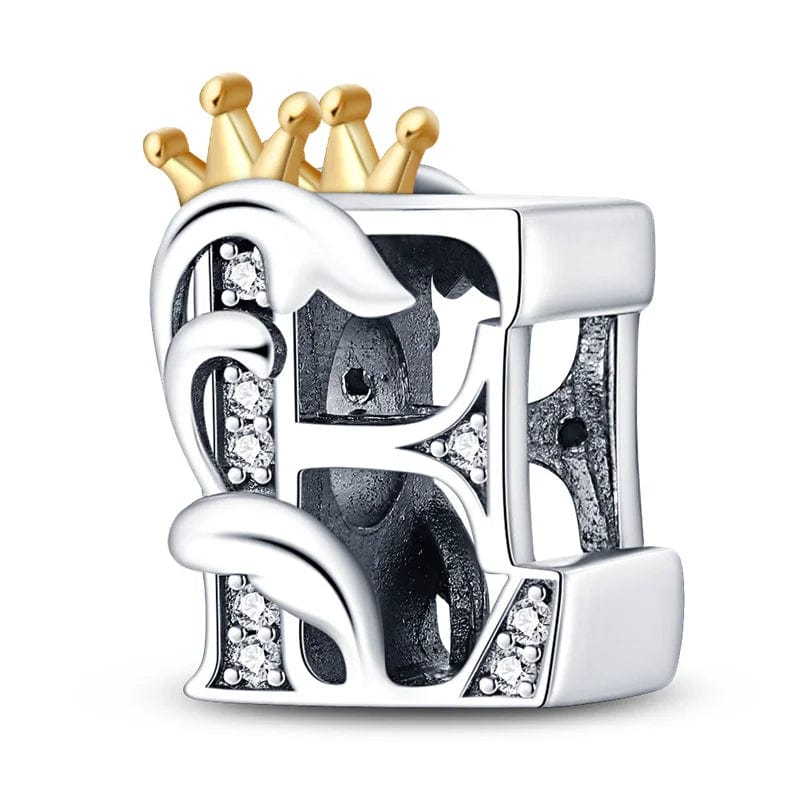 Charm Lettre Royale Couronnée A~Z