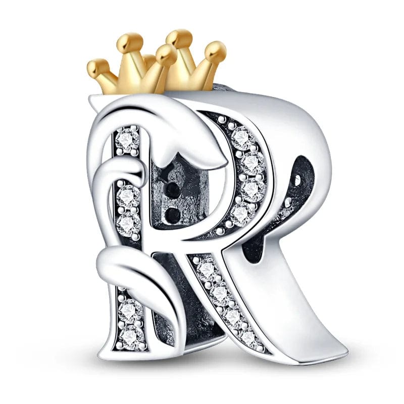 Charm Lettre Royale Couronnée A~Z