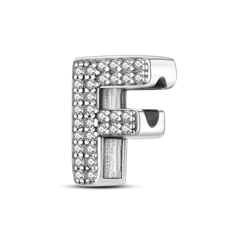 Charm Lettre Scintillante A~Z