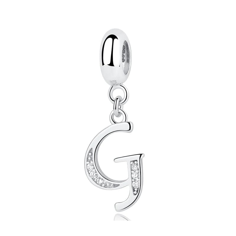 Charm Lettre Cursive Élégante A~Z