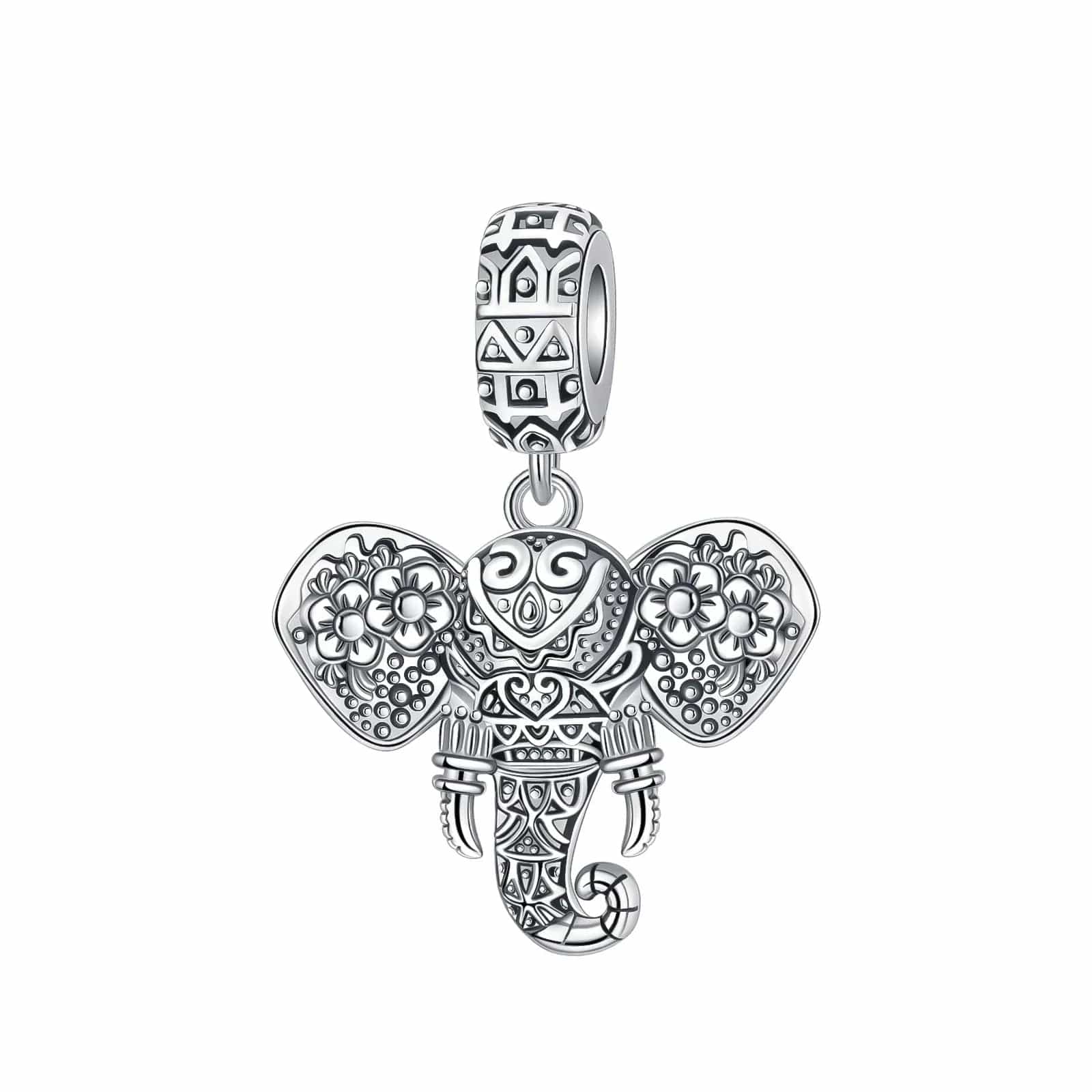 Charm Pendant Éléphant Porte-Bonheur