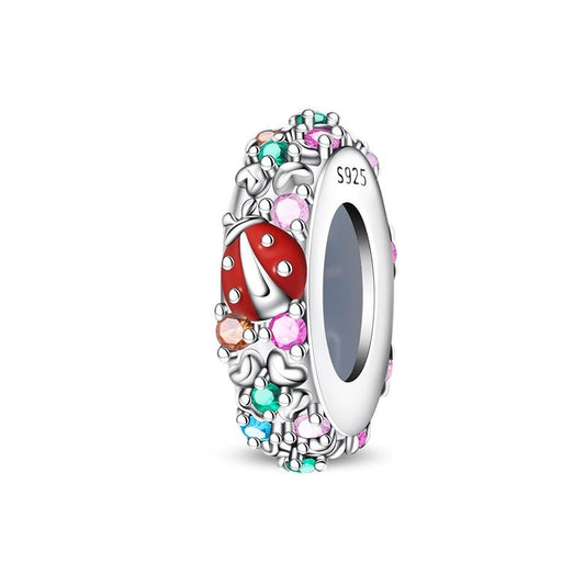 Charm Séparateur Coccinelle Porte-Bonheur et Jardin Arc-en-Ciel