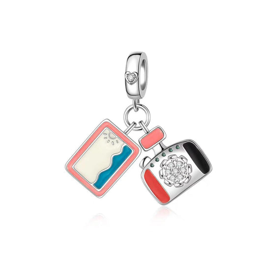 Charm Vacances Phosphorescent Photo de Plage et Appareil Photo