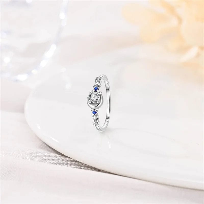 Bague Lune et Étoile