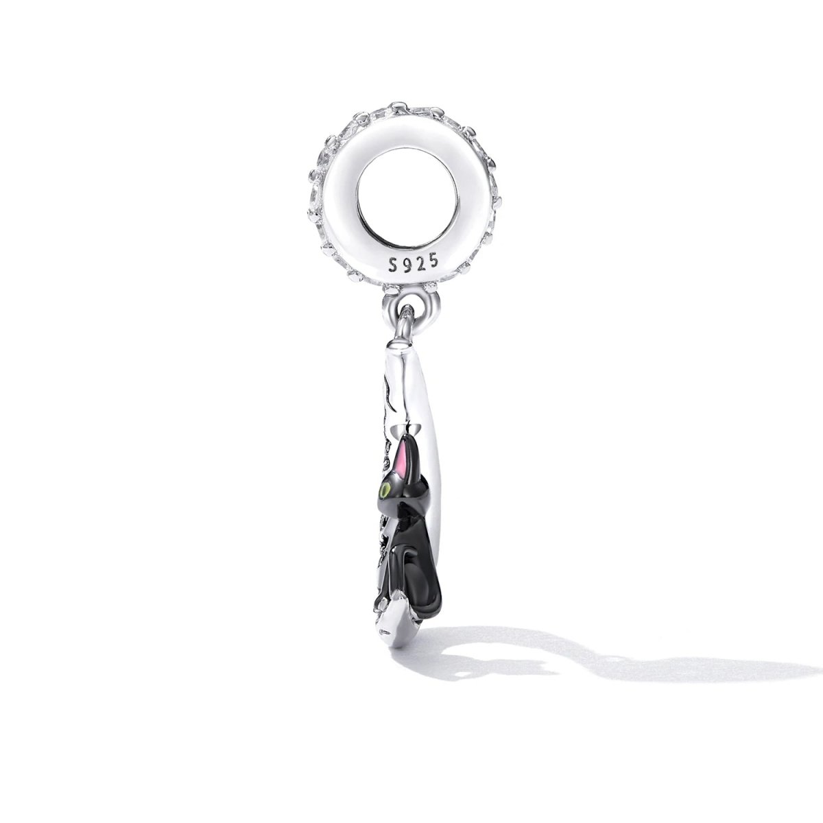 Charm Pendant Chat au Clair de Lune