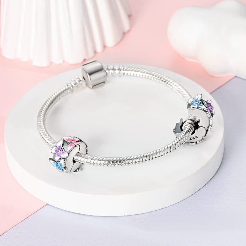 Charm Clip Papillon Multicolore