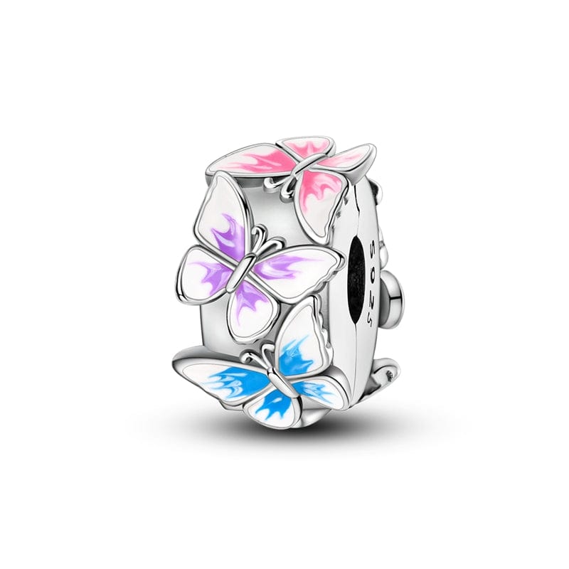 Charm Clip Papillon Multicolore