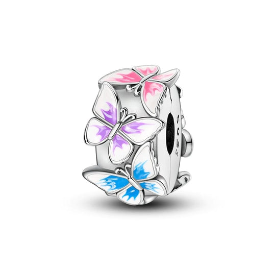 Charm Clip Papillon Multicolore