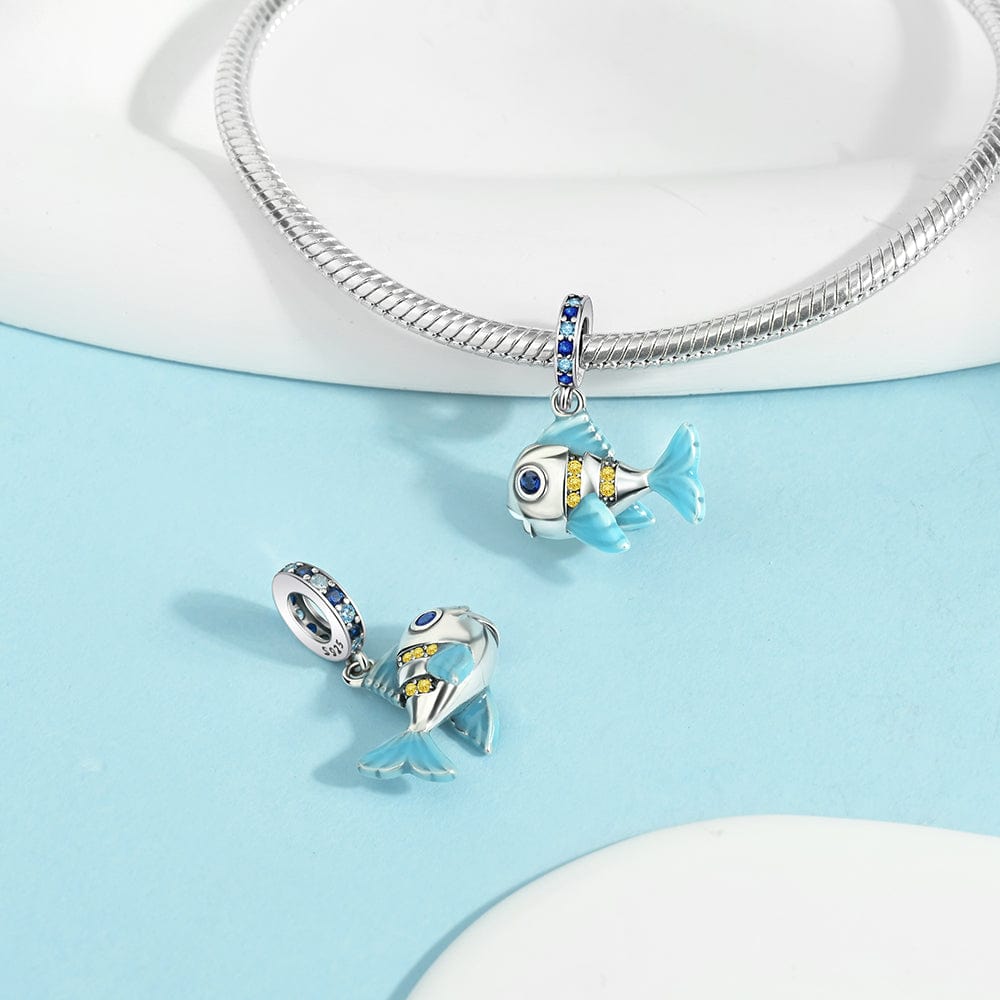 Charm Poisson Bleu Océan