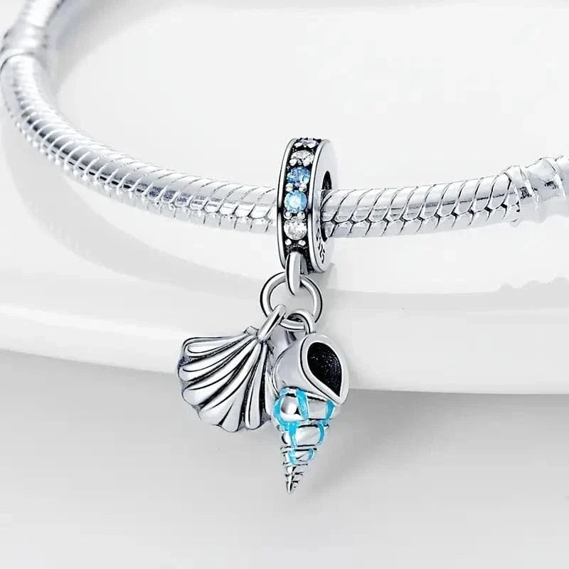 Charm Pendant Coquillage Conque Océan