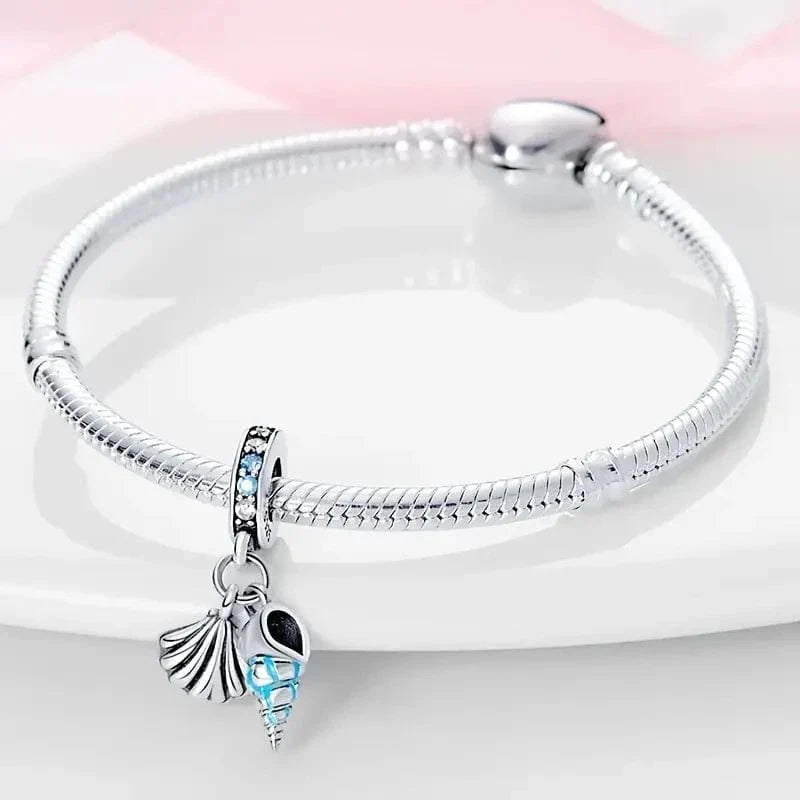 Charm Pendant Coquillage Conque Océan