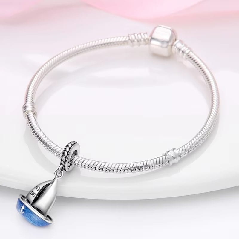 Charm Pendant Voilier Océan