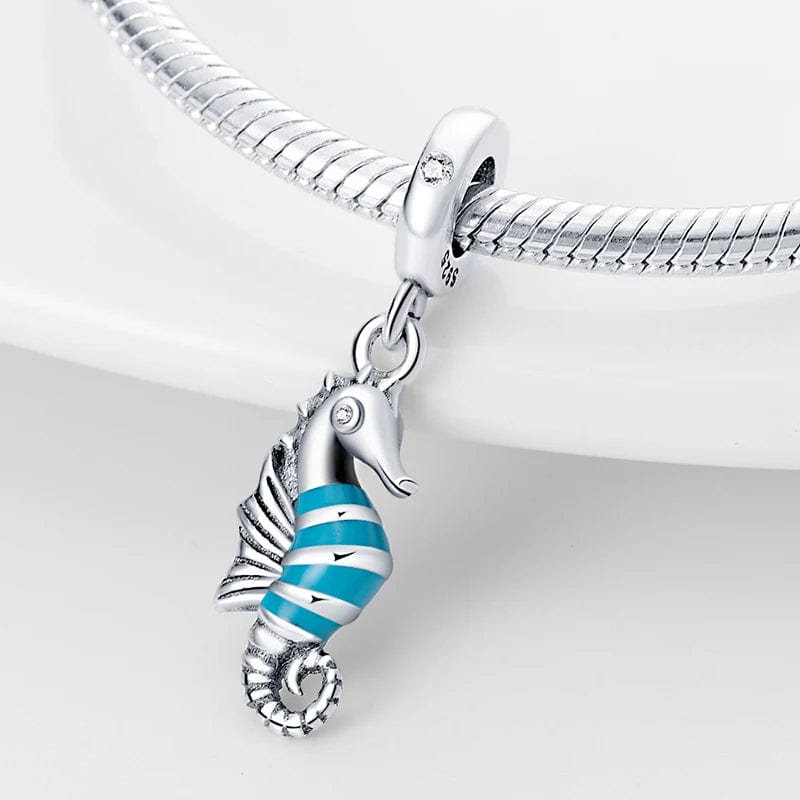 Charm Pendant Hippocampe Océan