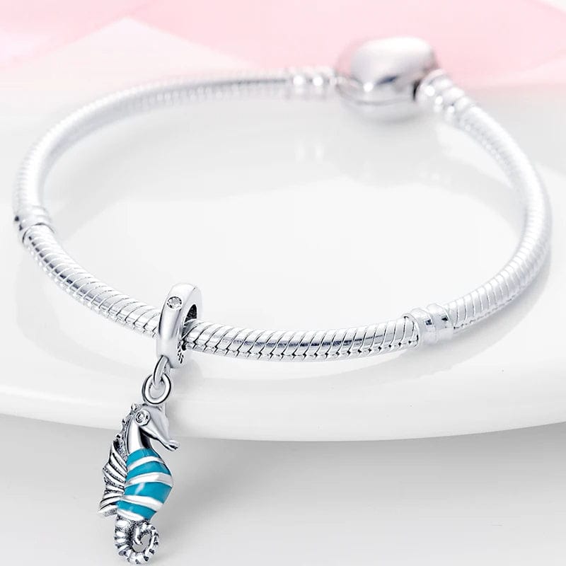 Charm Pendant Hippocampe Océan