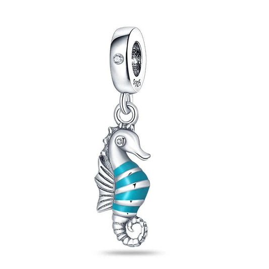 Charm Pendant Hippocampe Océan